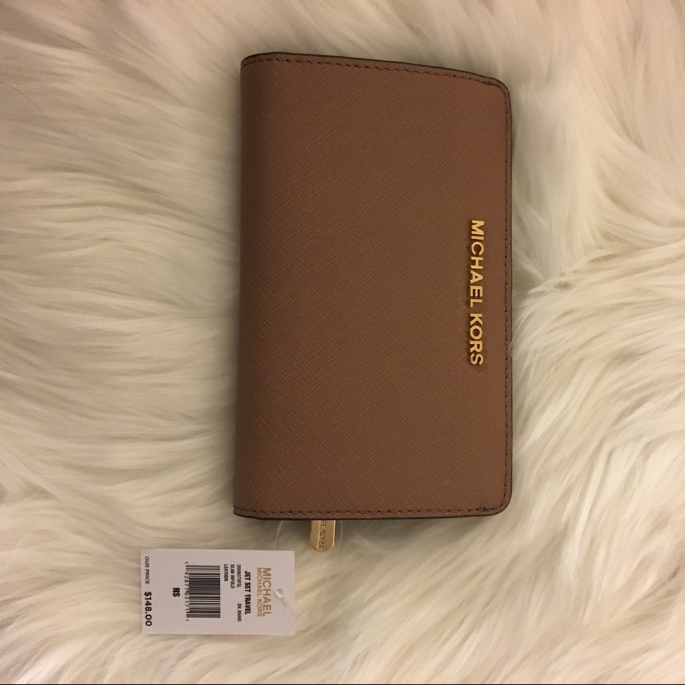 Michael Kors Ciara large TZ satchel khaki wallet - Picture 6 of 8